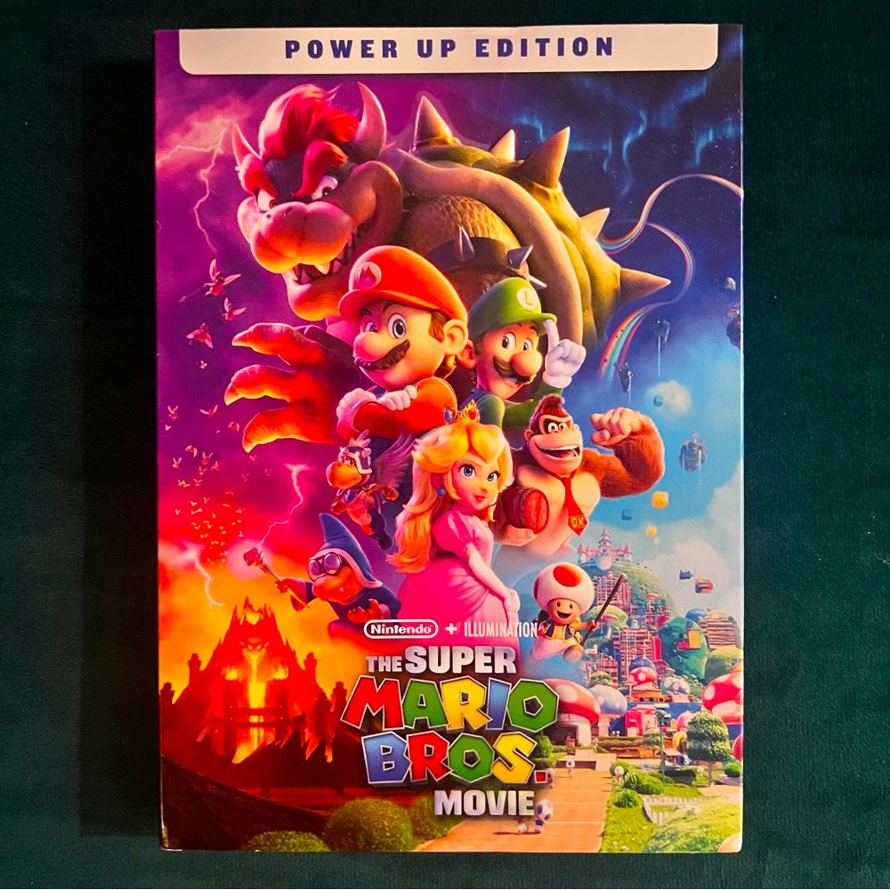 The Super Mario Bros. Movie Power Up Edition (DVD, 2023) SEALED w/slipcover NEW